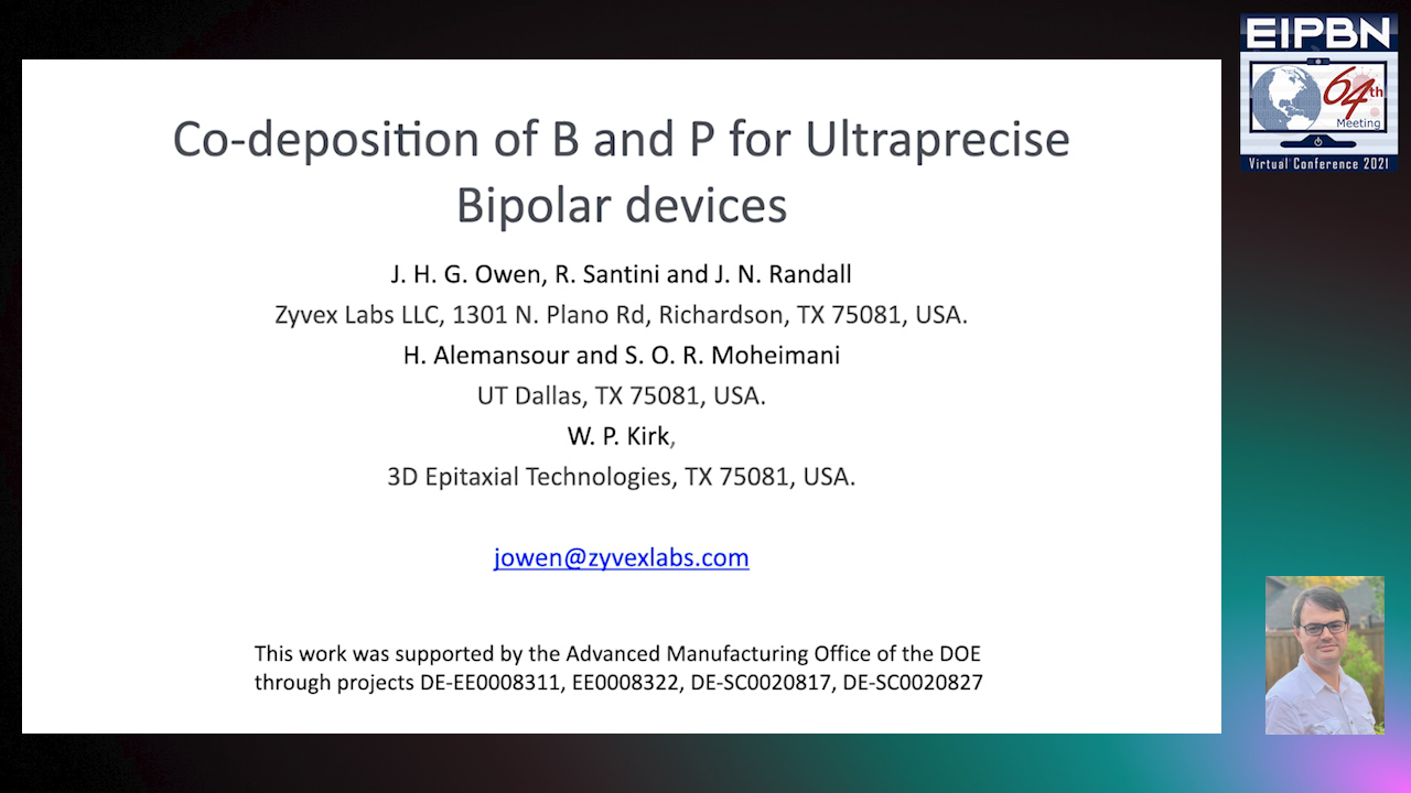 Underline 2a 2 Co Deposition Of B And P For Ultraprecise Bipolar Devices
